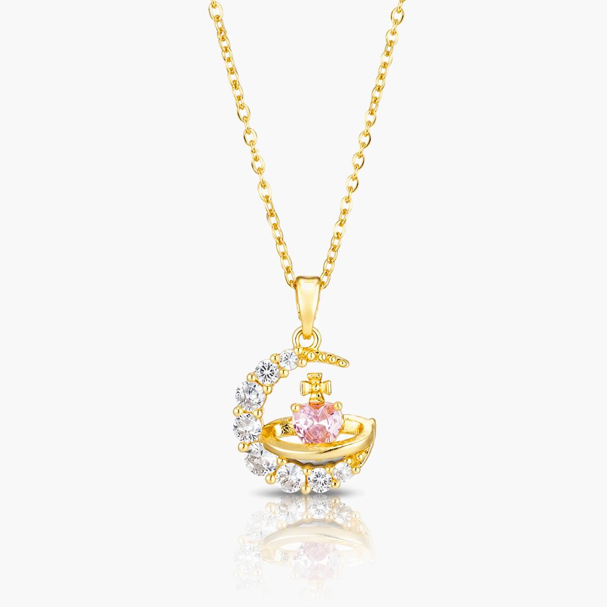 Dainty Floral & Butterfly Pendant Necklace