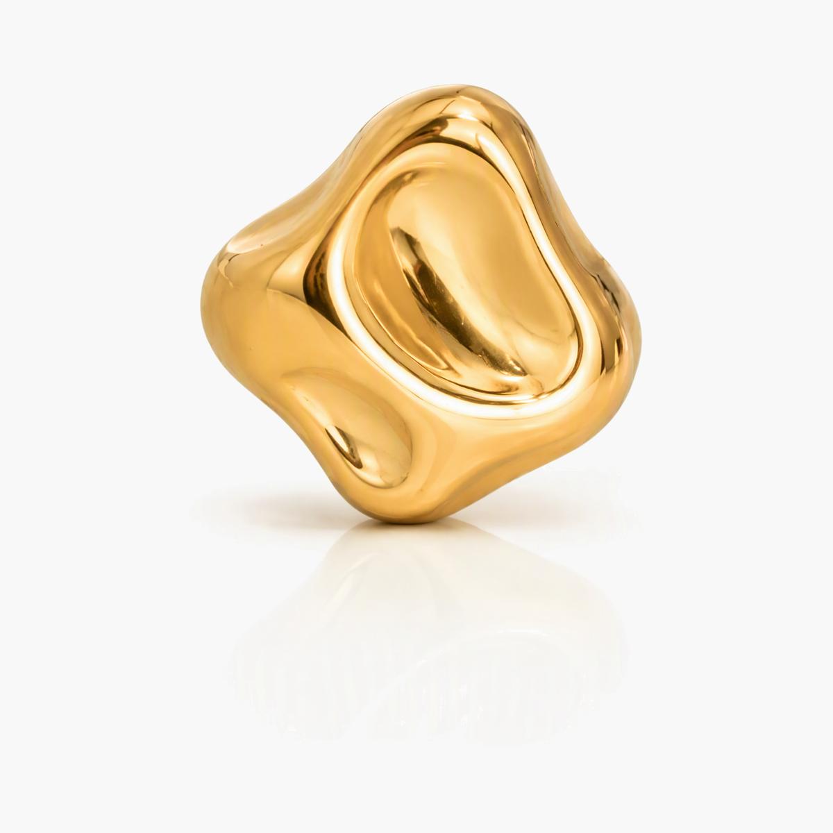 Chunky Abstract Square Stud Earrings