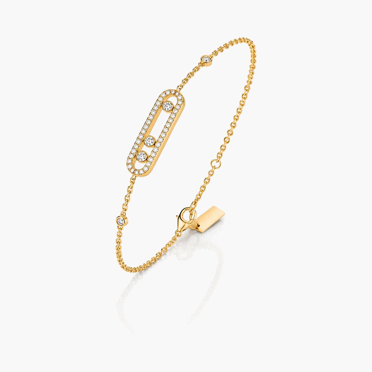Dainty Three-Stone Oval Bracelet