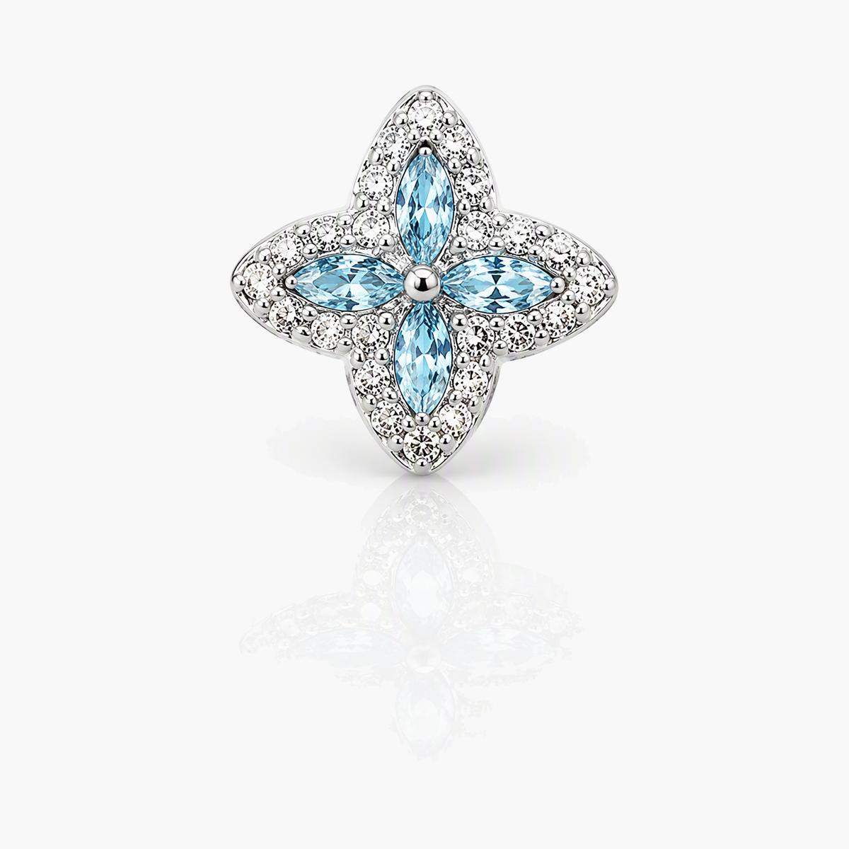 Dainty Four-Leaf Clover Stud Earrings
