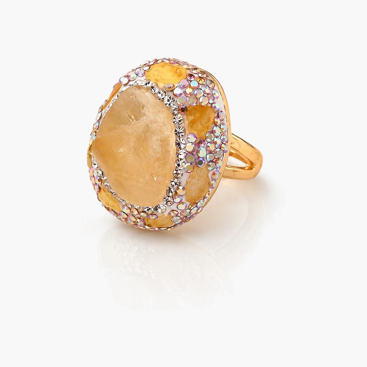 Chunky Irregular Stone Ring