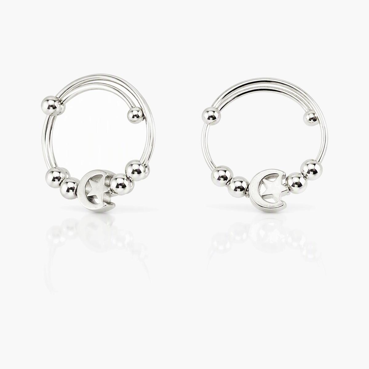 Cute Charm Hoop Ring