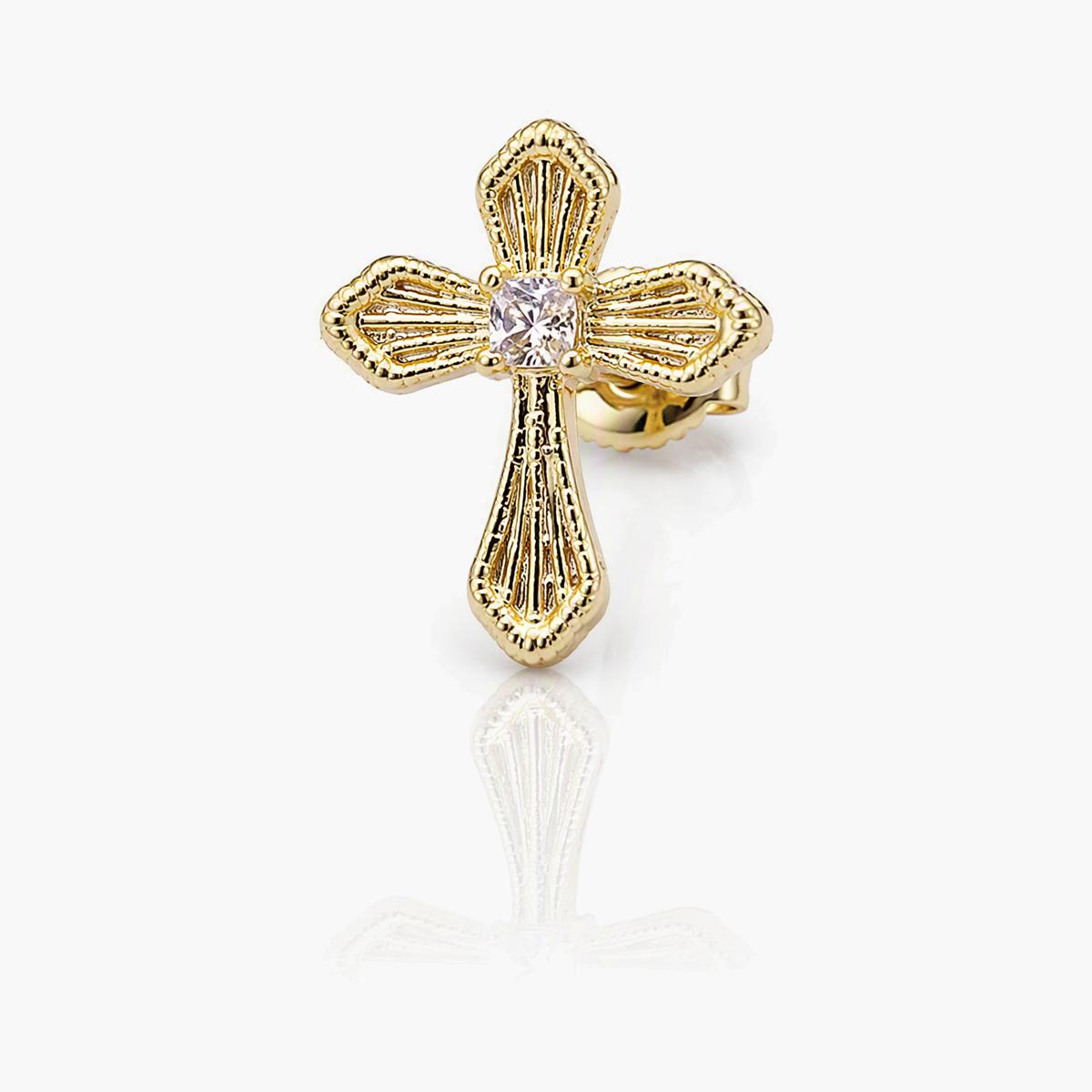 Dainty Cross Stud Earrings