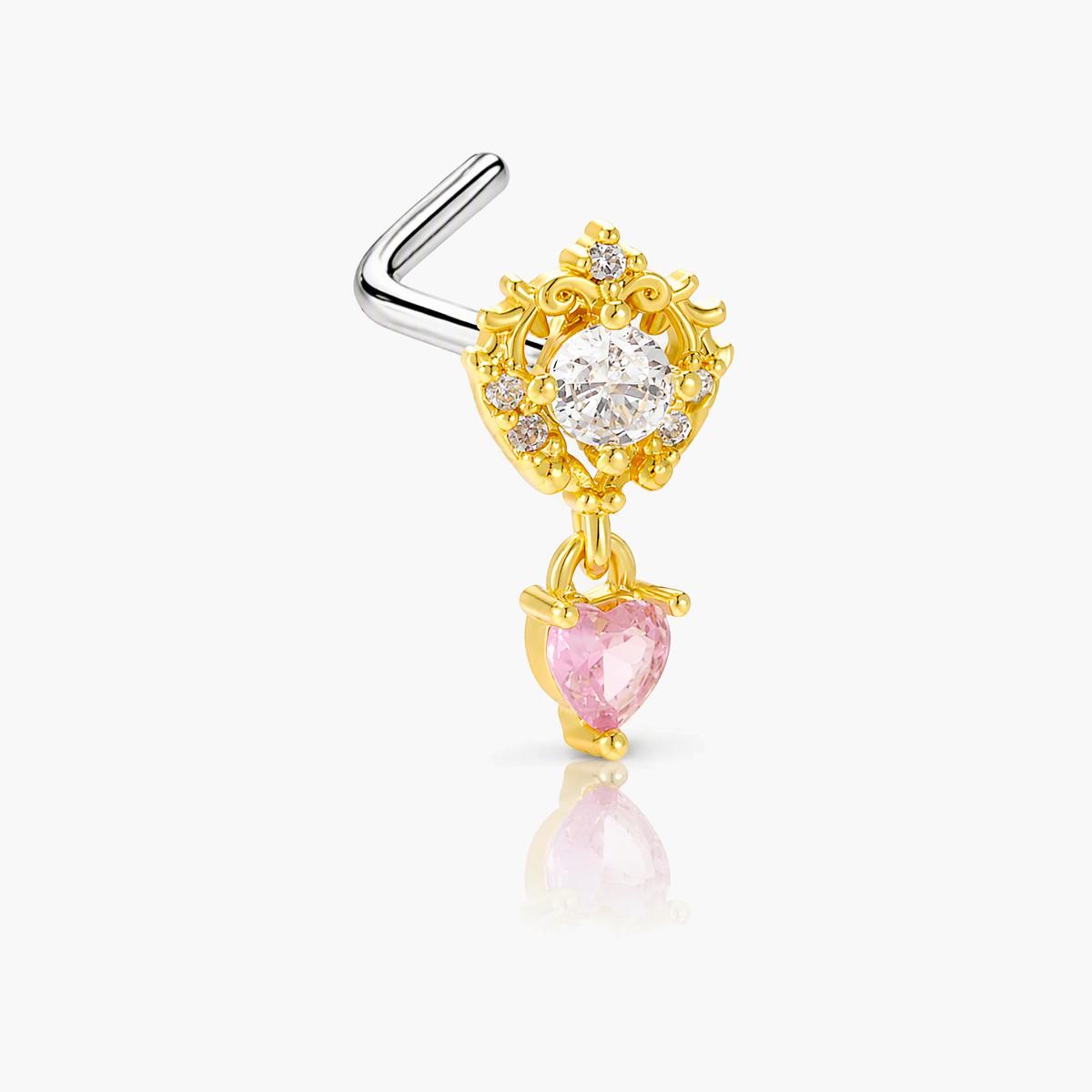 Cute Moon Star Nose Stud