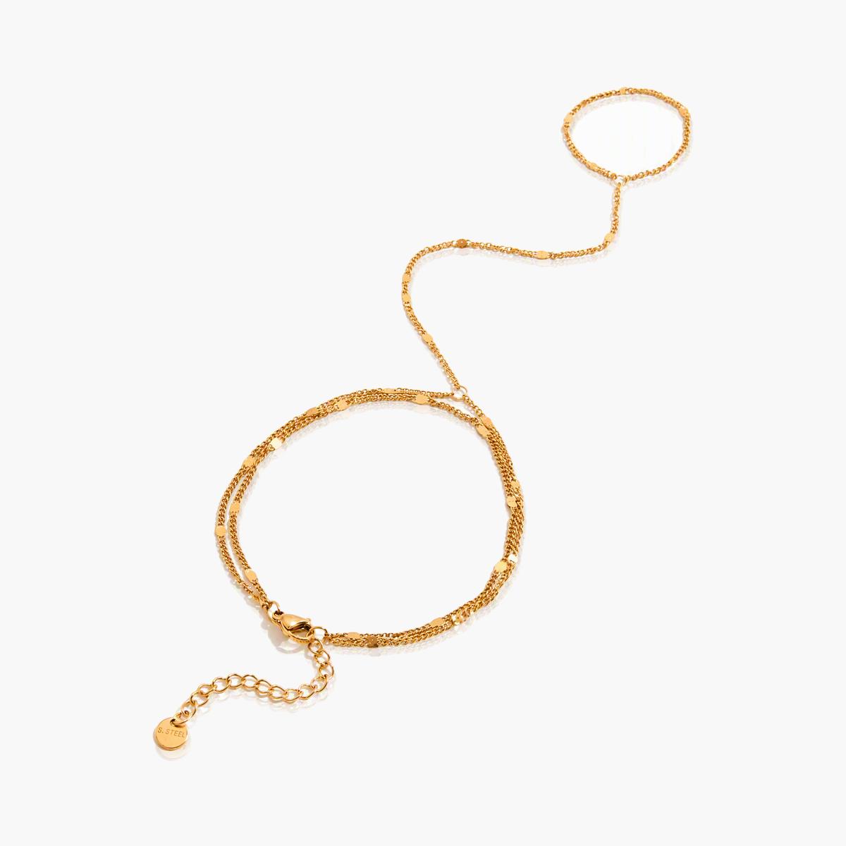 Dainty Double Layer Chain Bracelet