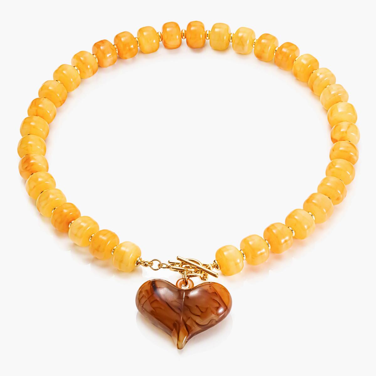 Boho Heart Charm Necklace
