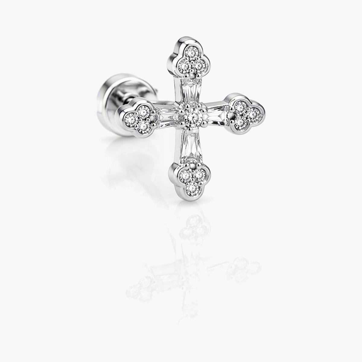 Trendy Cross Stud Earrings