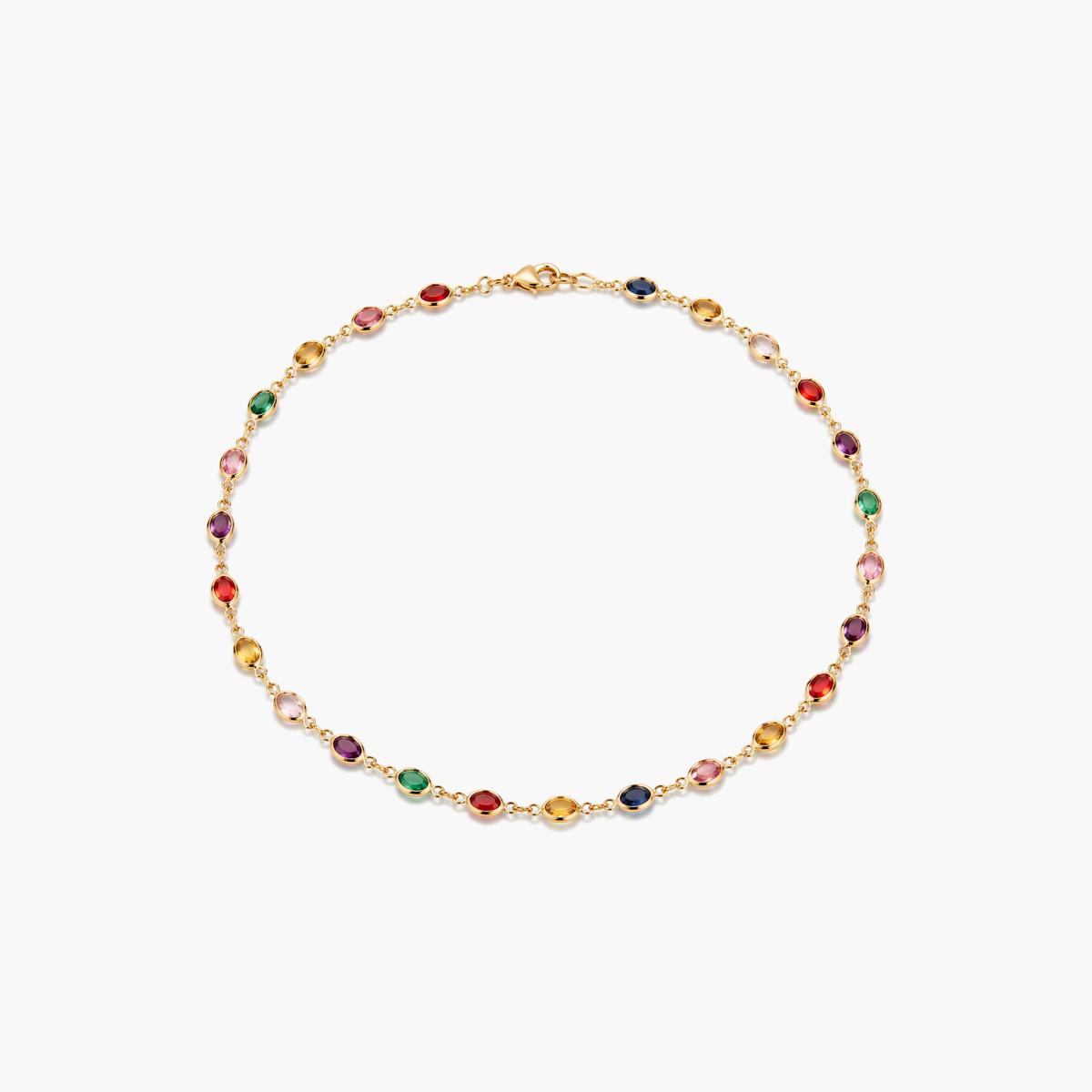 Dainty Multi-Stone Layered Necklace