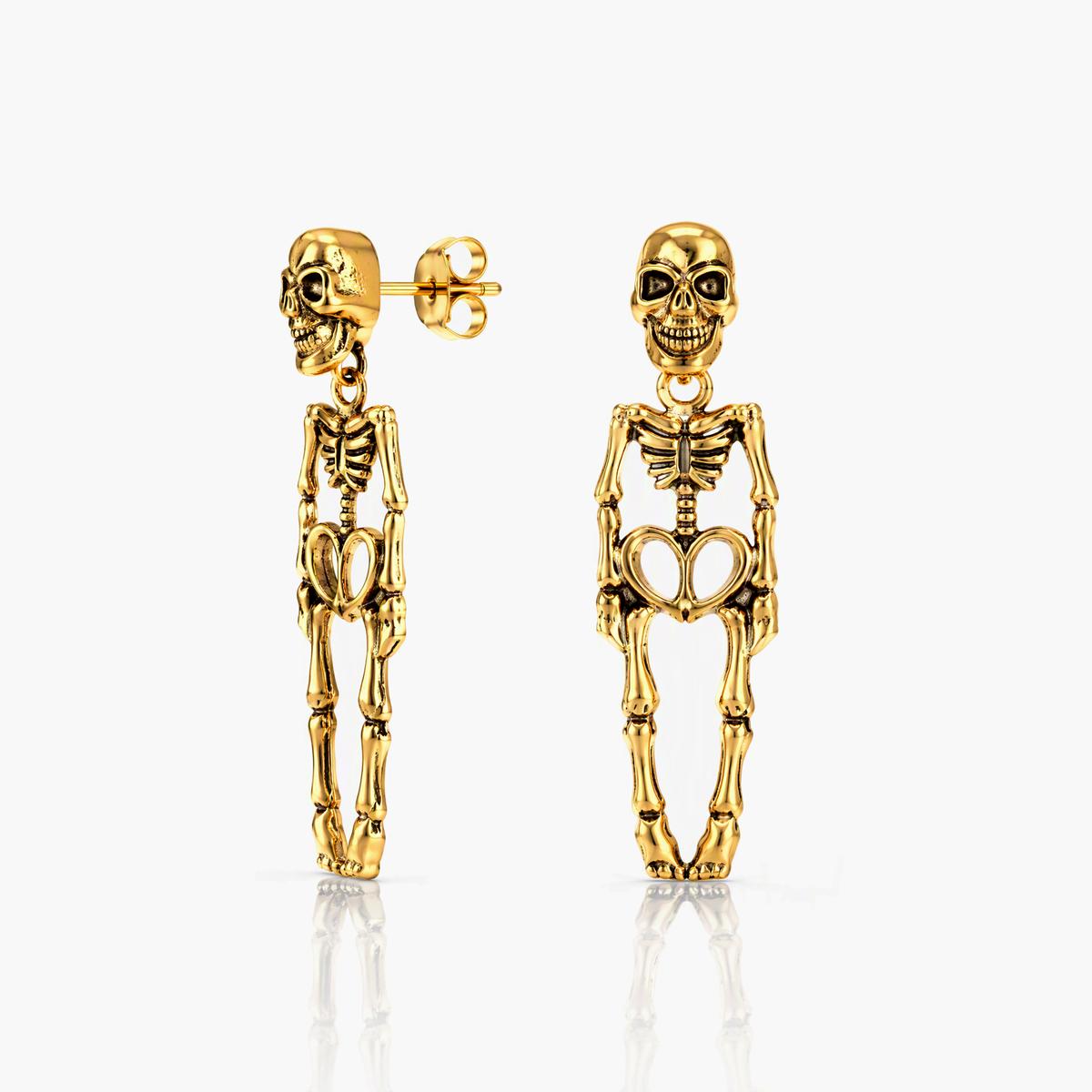 Cute Skeleton Drop Earrings
