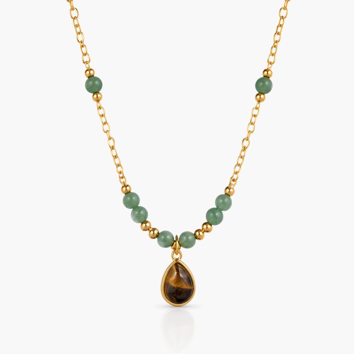 Boho Multi-Strand Beaded Necklace