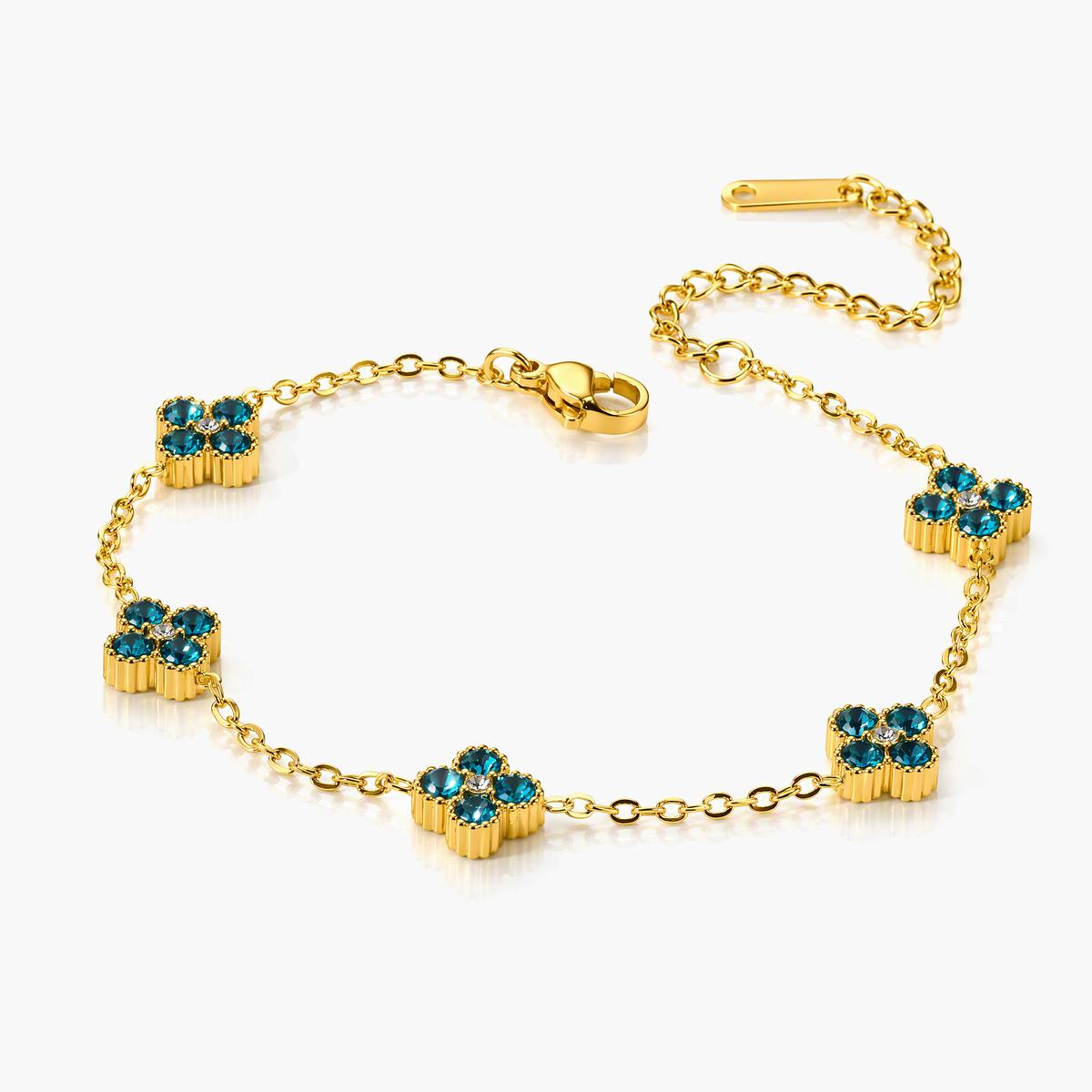 Four-Leaf Clover Bracelet