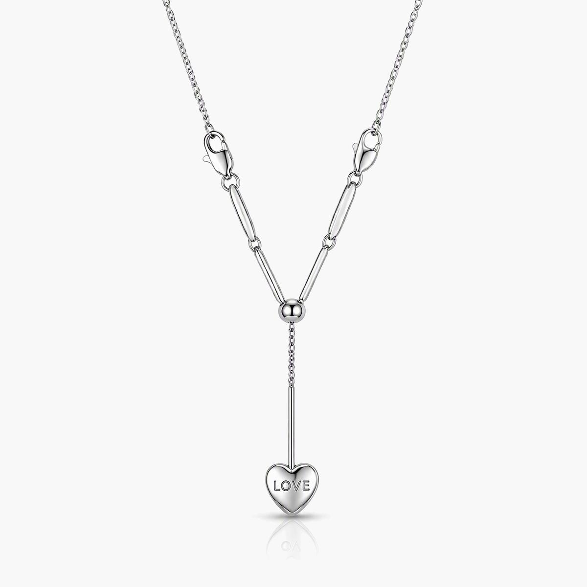 Dainty Love Heart Pendant Necklace