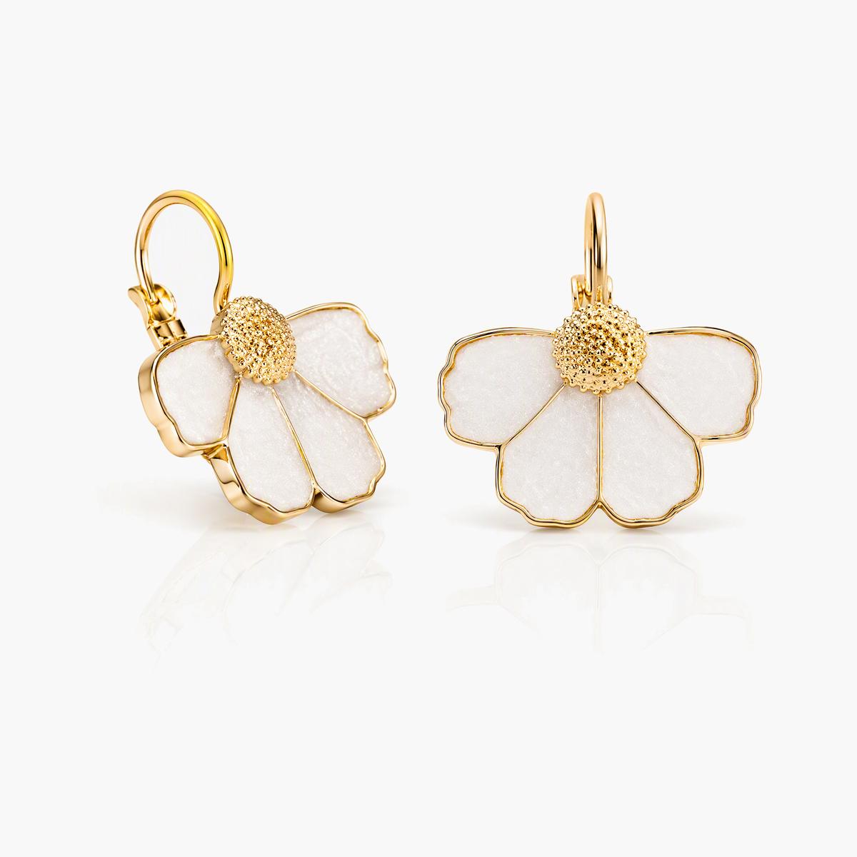 Dainty Flower Drop Earrings