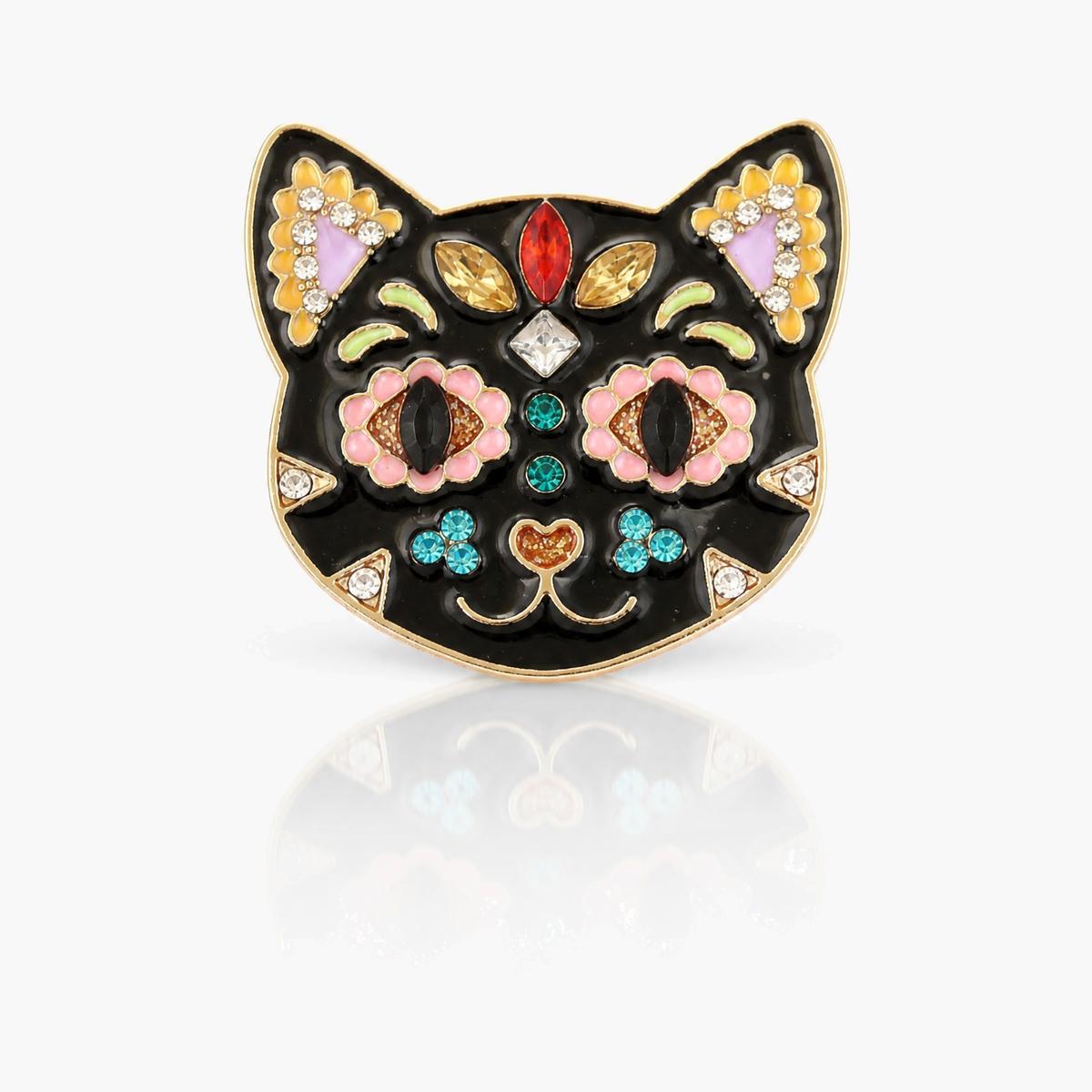 Cute Cat Face Stud Earrings