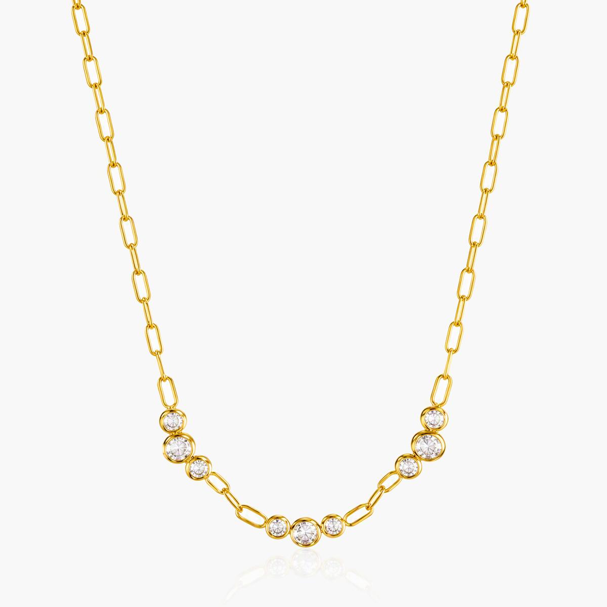 Trendy Paperclip Y-Necklace