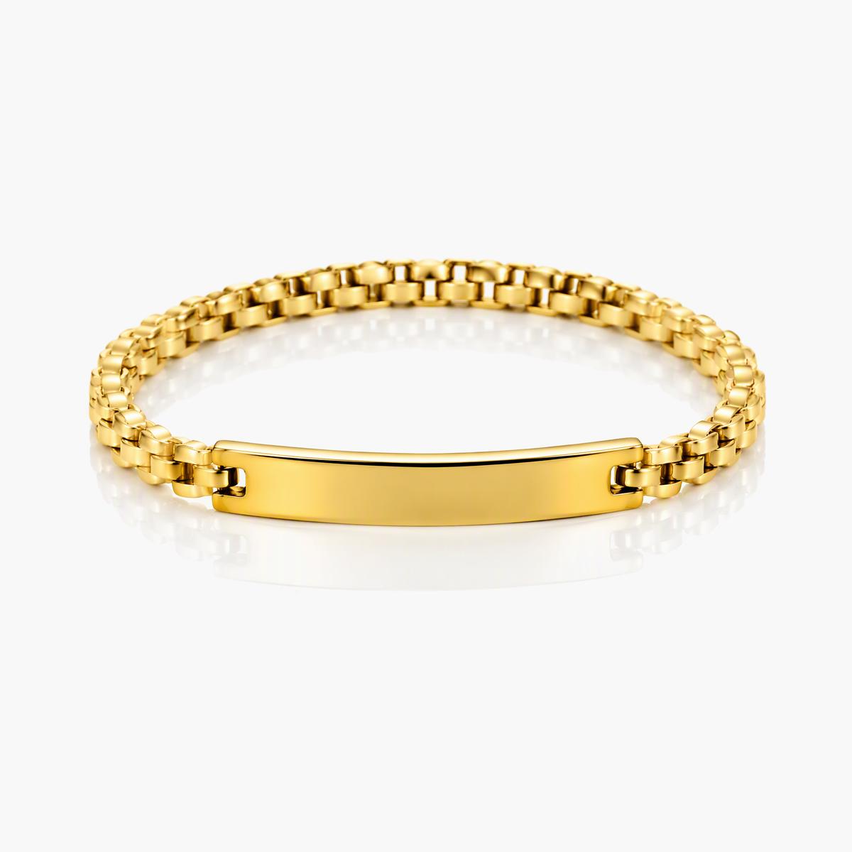 Minimalist Bar Link Bracelet