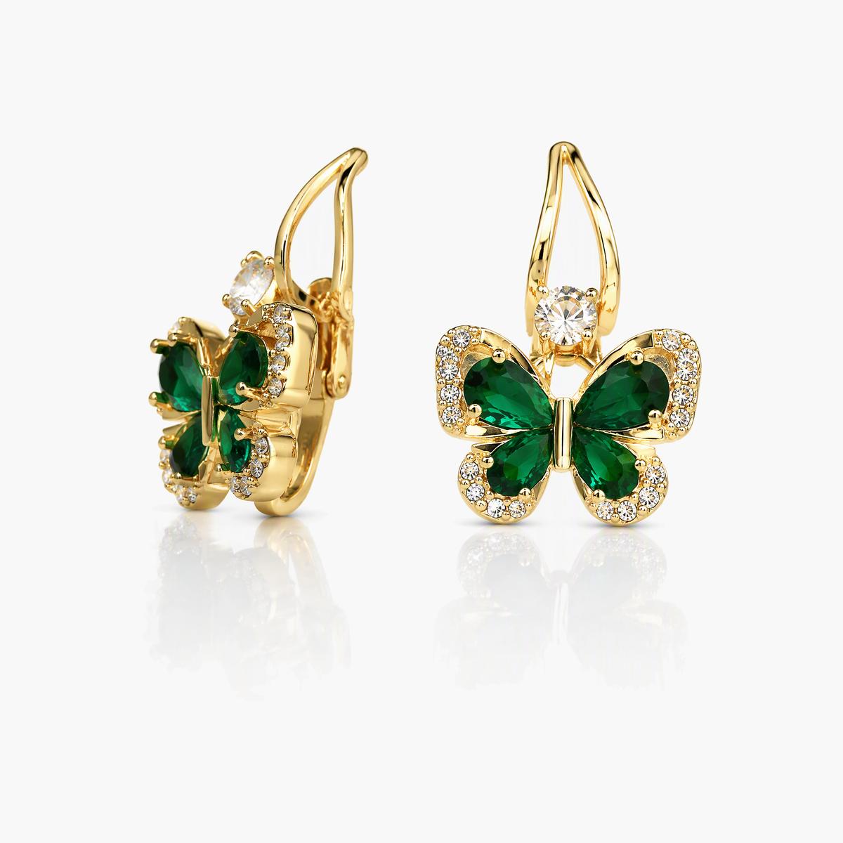 Elegant Butterfly Drop Earrings