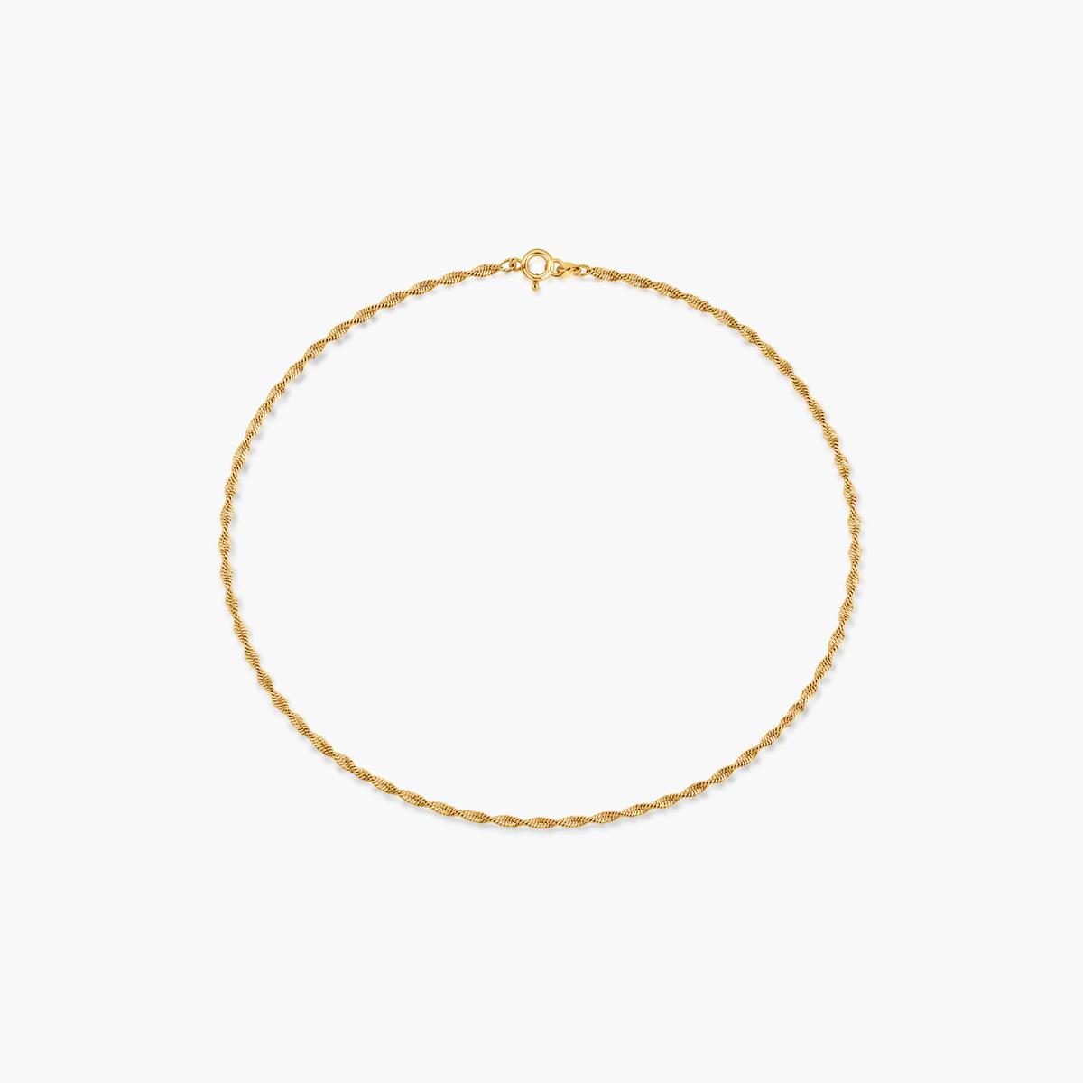 Dainty Twisted Chain Necklace