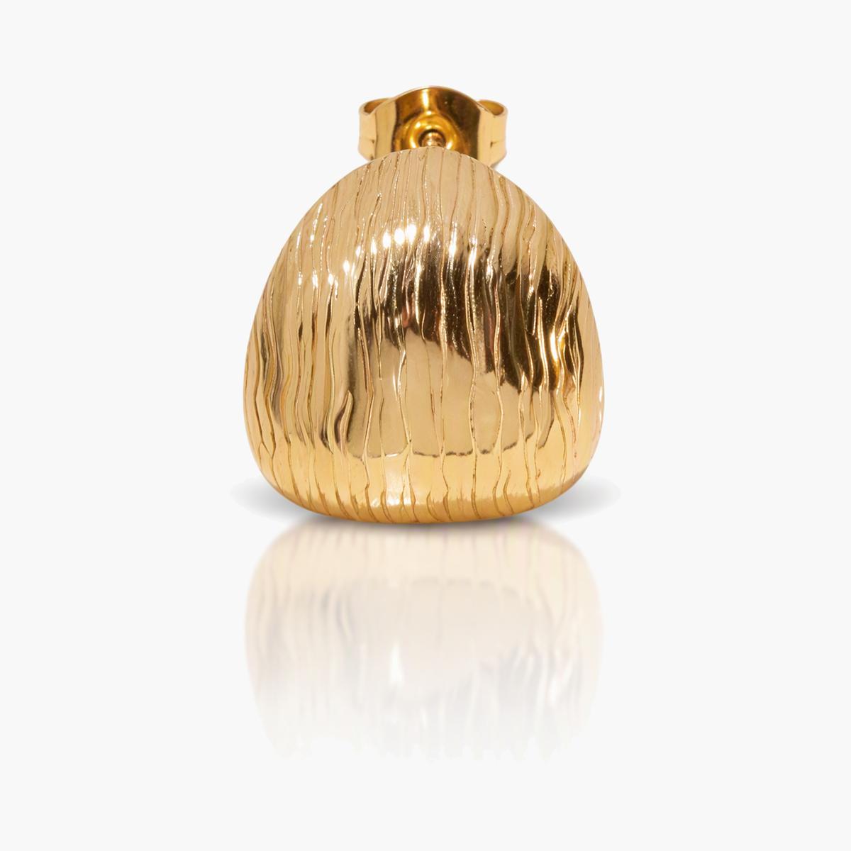 Textured Dome Stud Earrings