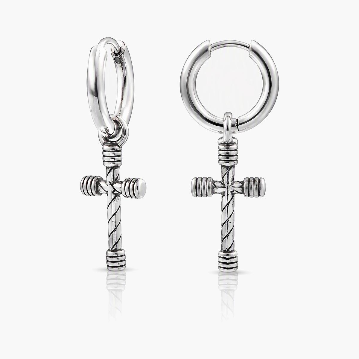 Gothic Charm Huggie Earrings