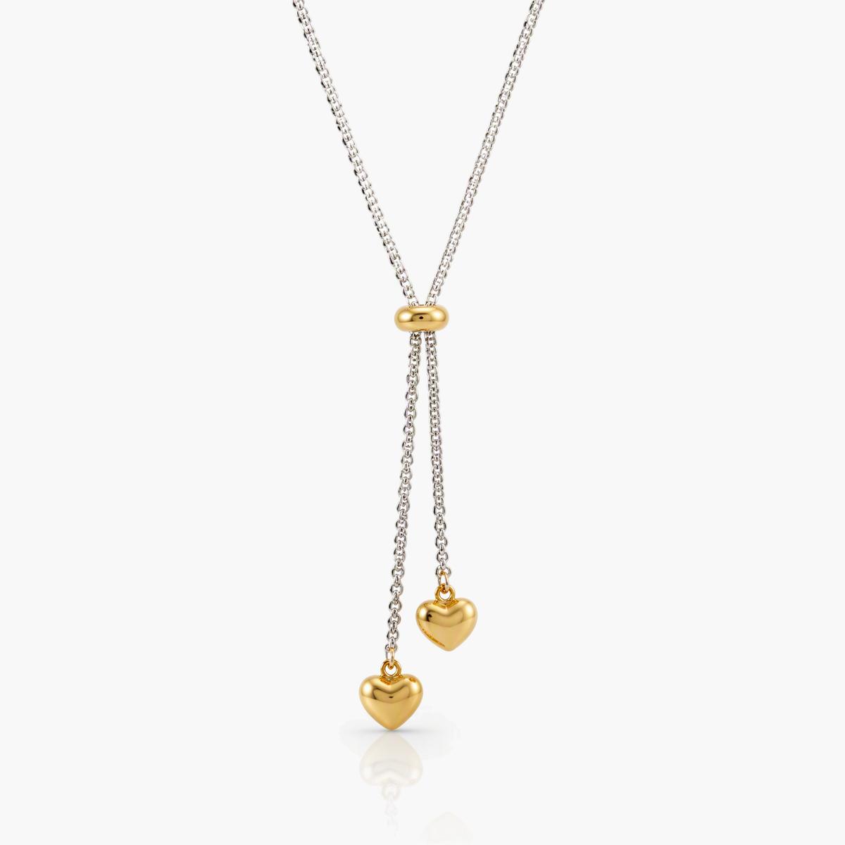 Dainty Double Heart Necklace