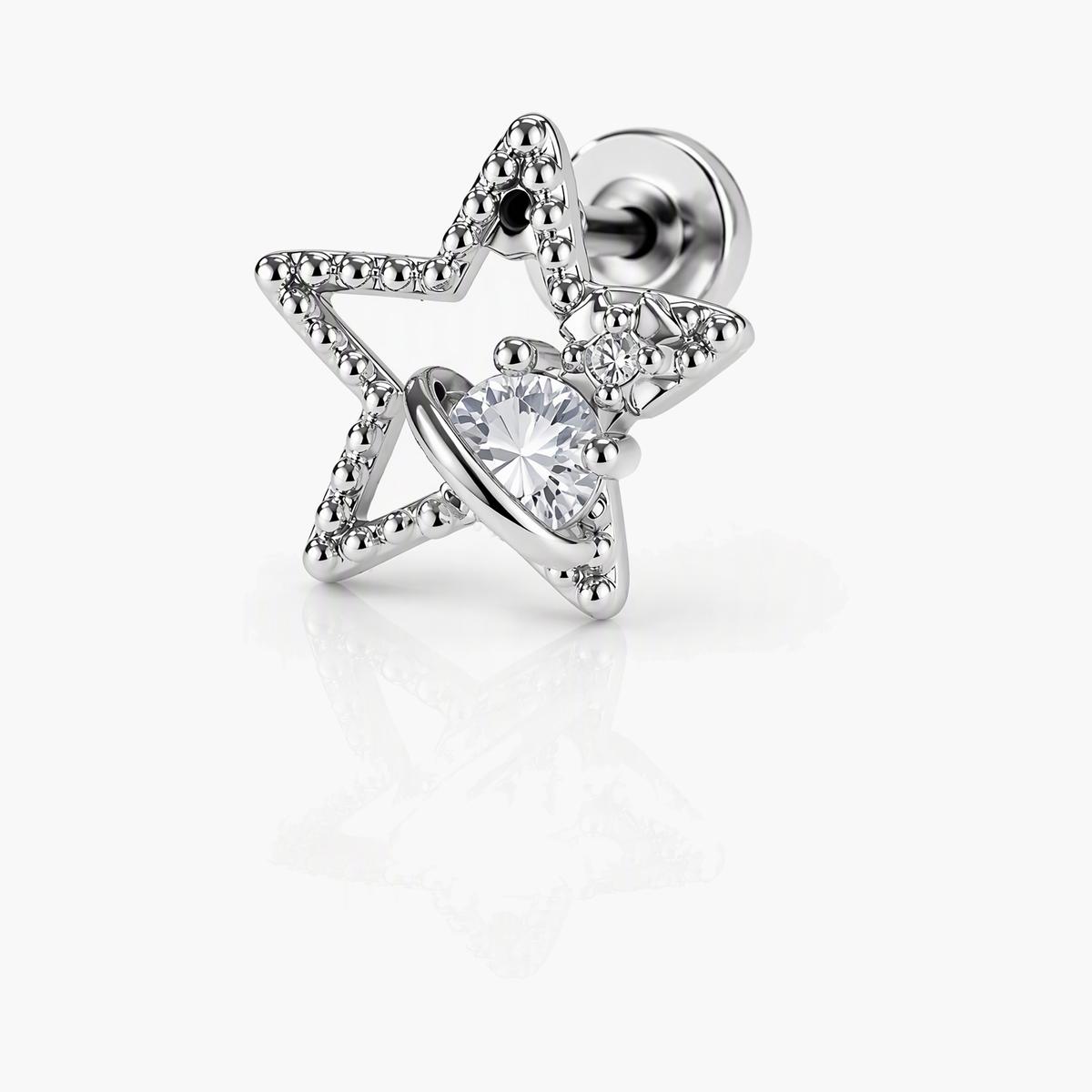 Cute Star Planet Stud Earrings