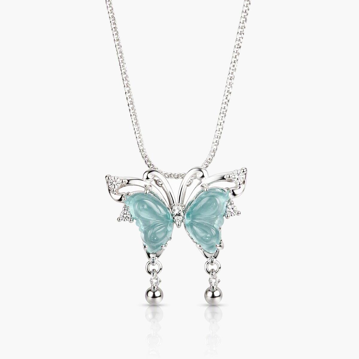 Dainty Butterfly Pendant Necklace