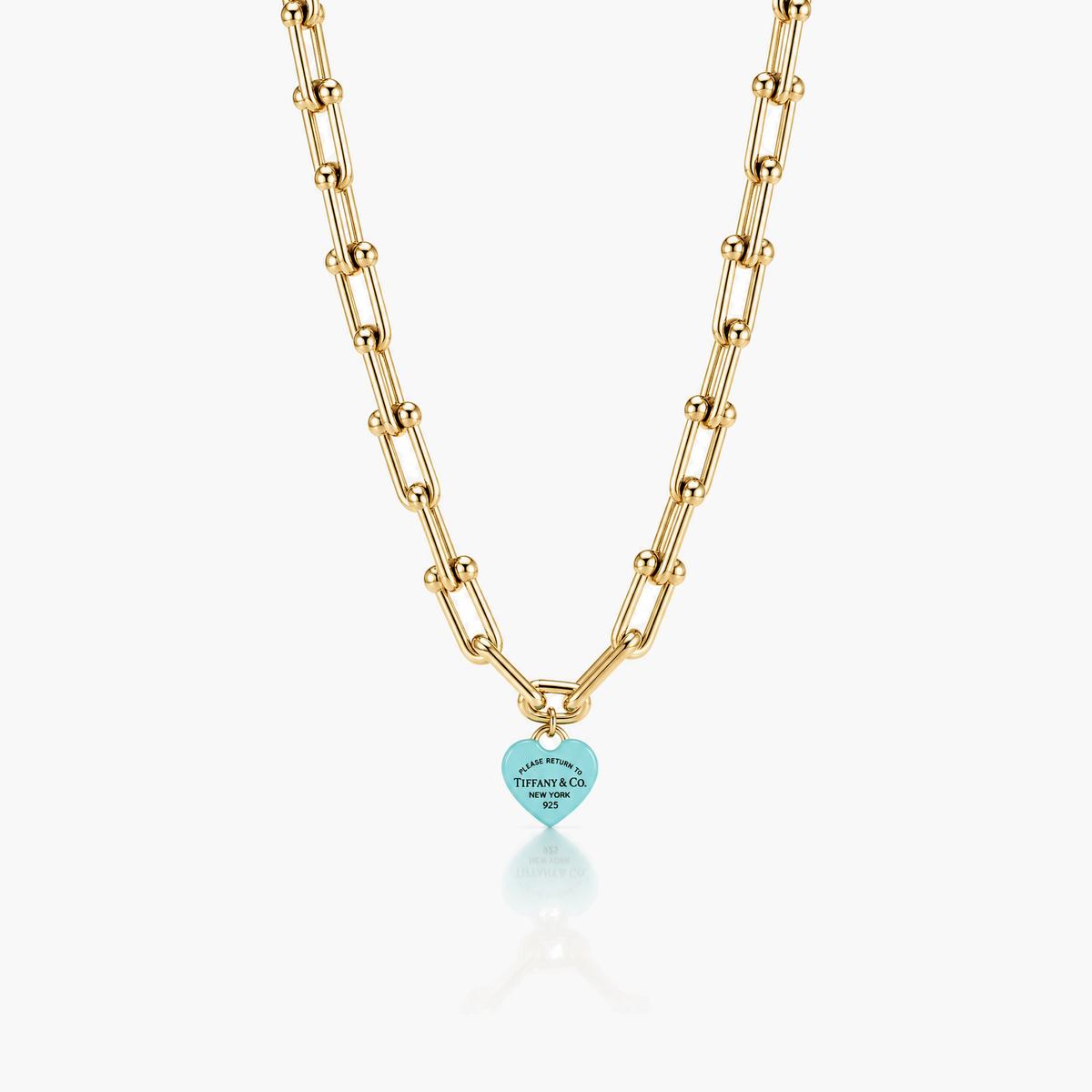 Trendy Heart Charm Necklace