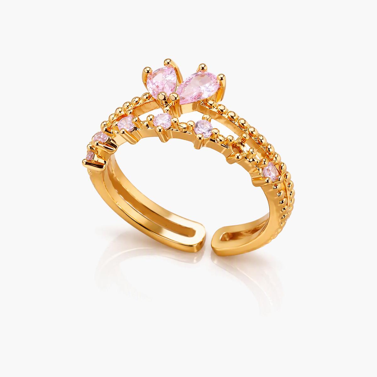 Assorted Motif Open Cuff Ring