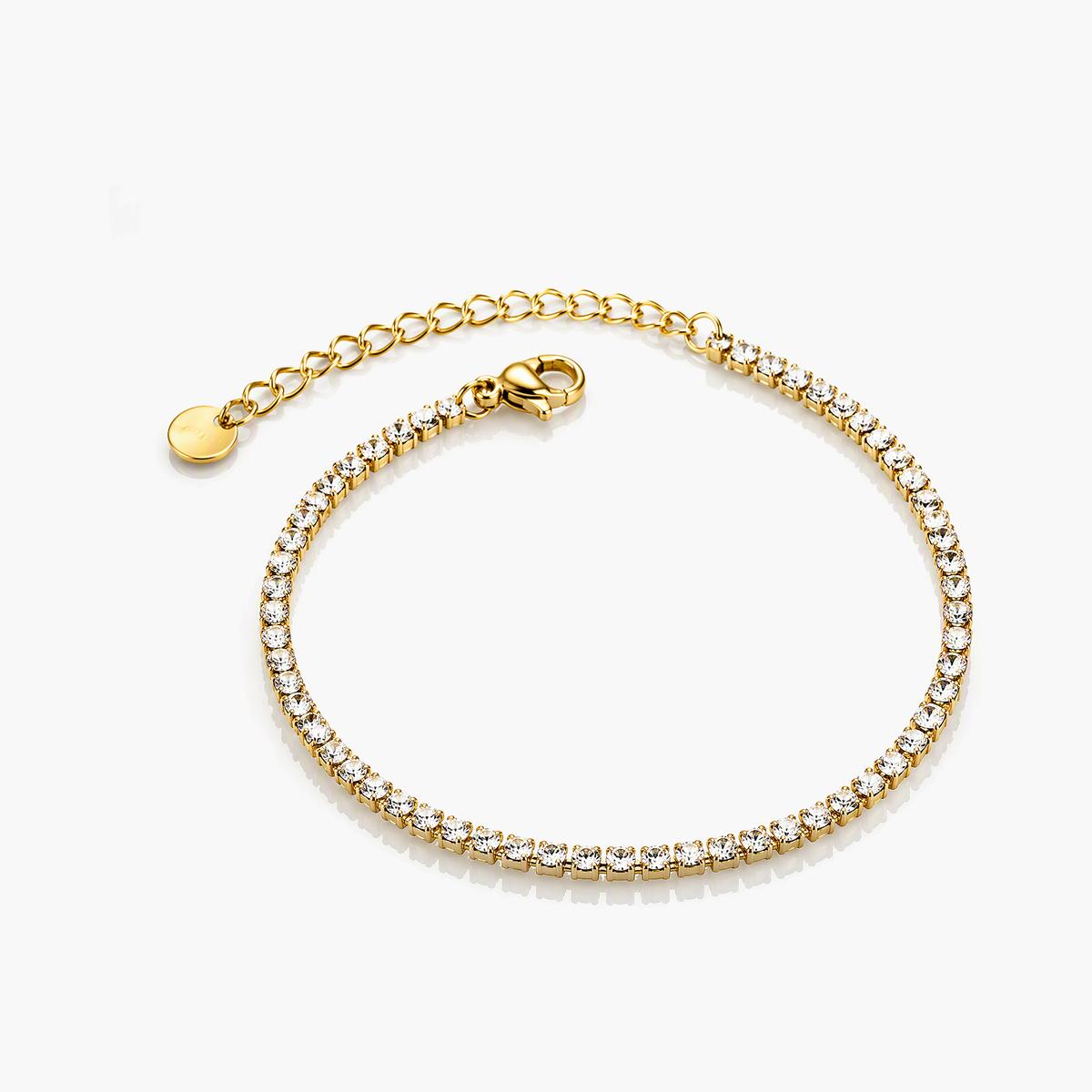Elegant Square Stone Tennis Bracelet