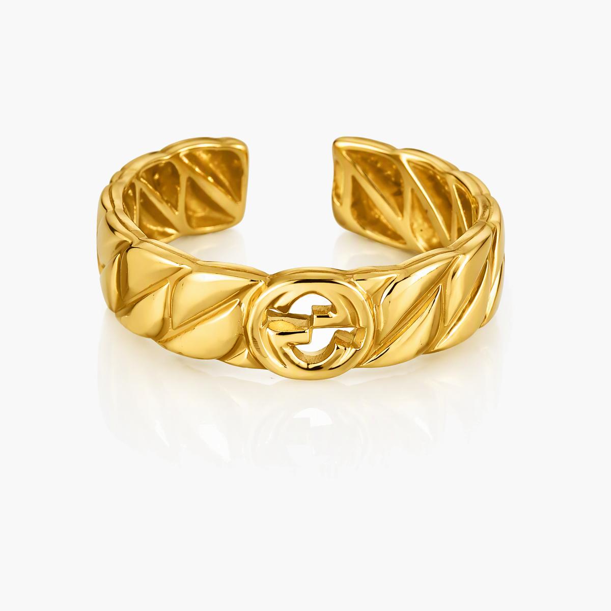 Leaf Branch Open Cuff Ring