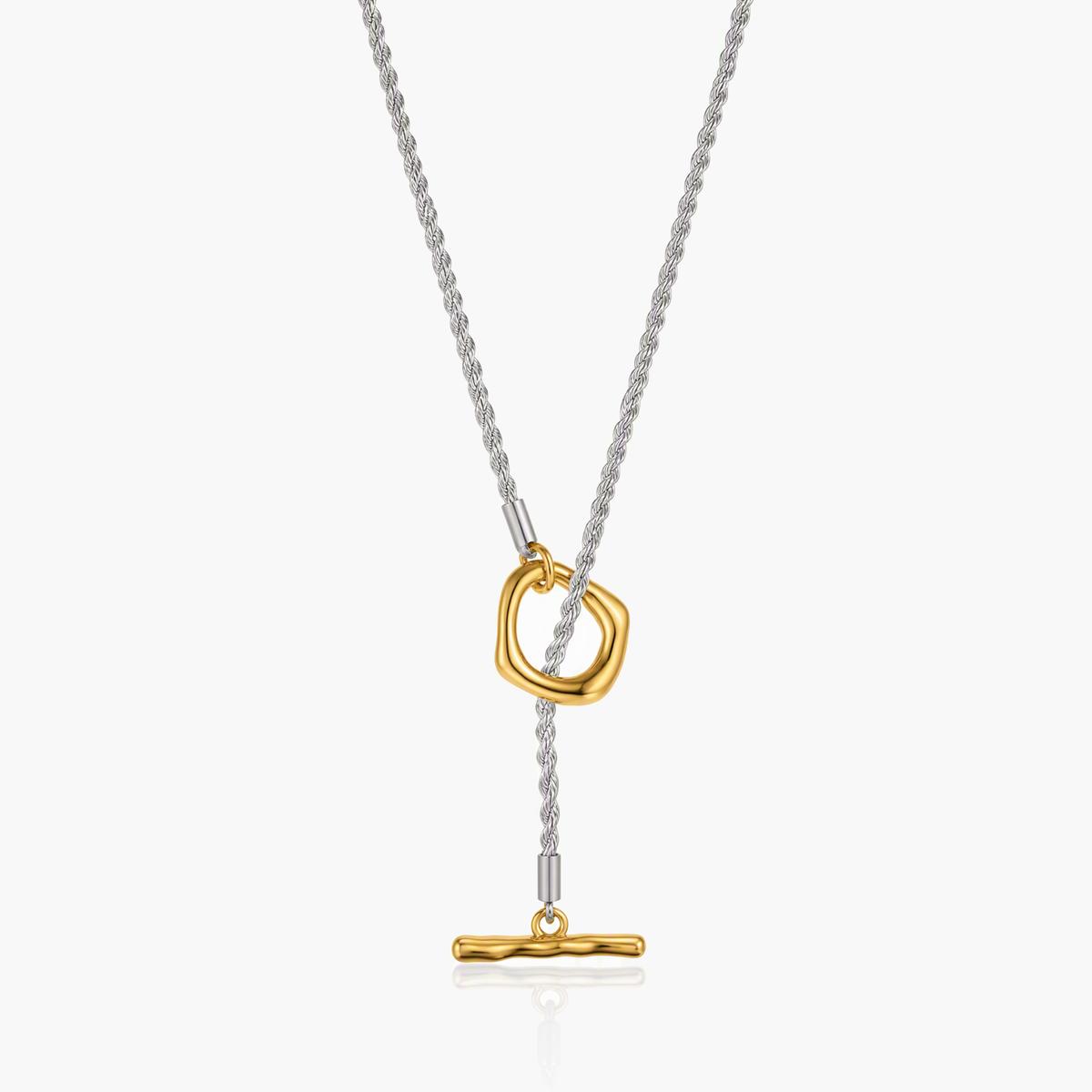 Minimalist Toggle Link Necklace
