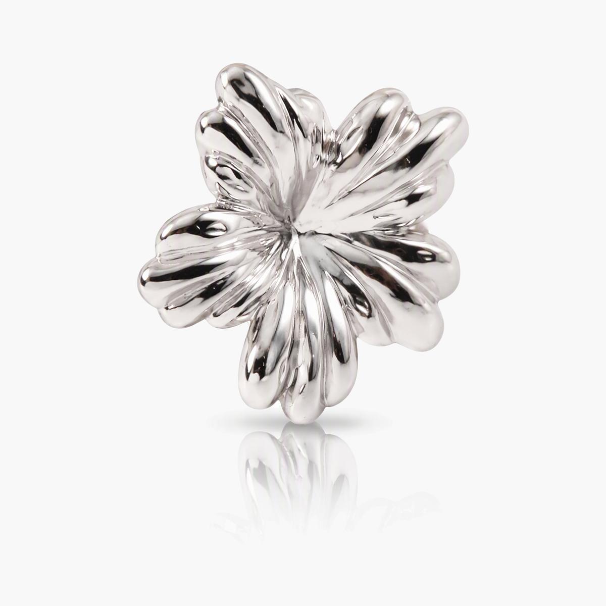 Flower and Butterfly Stud Earrings