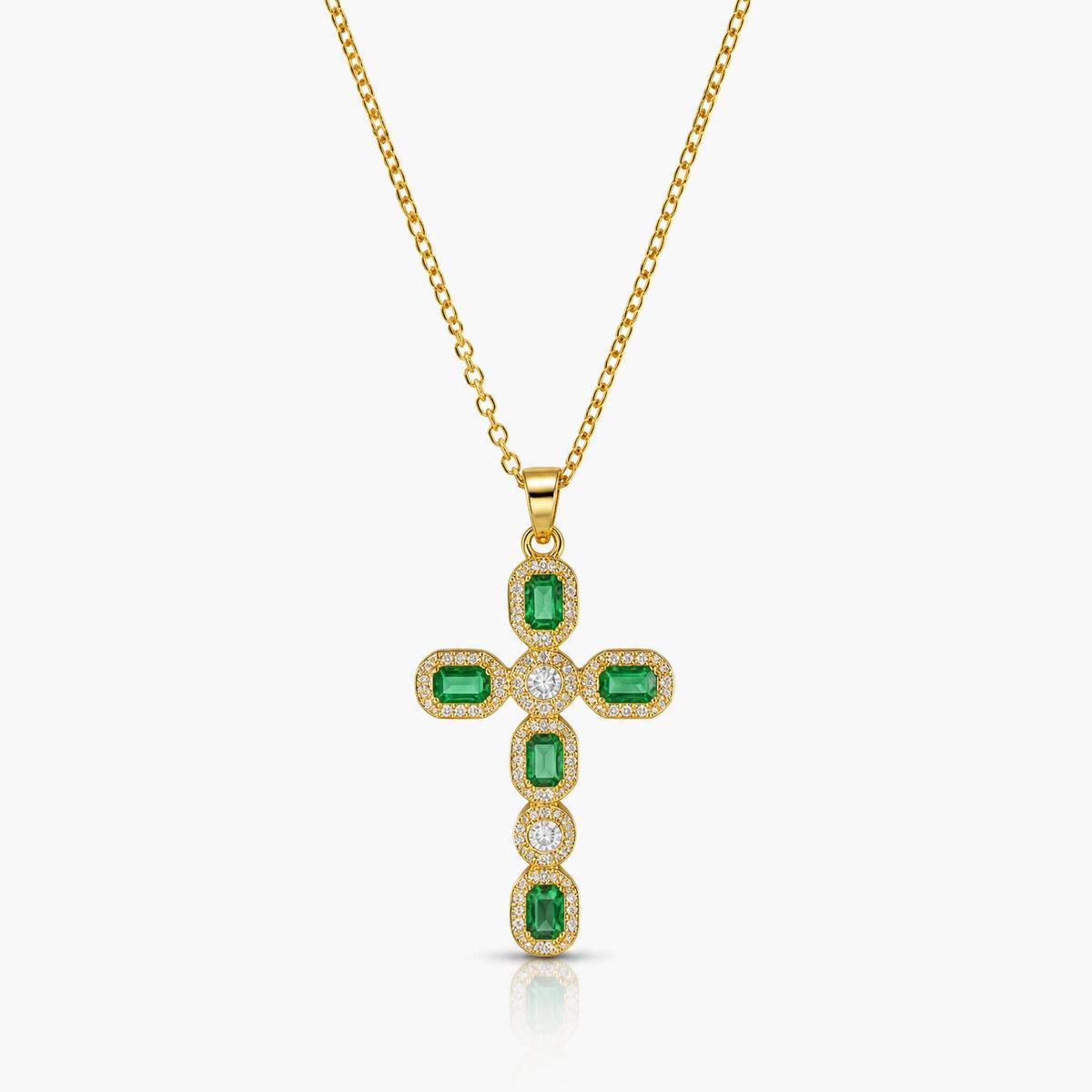 Elegant Cross Pendant Necklace