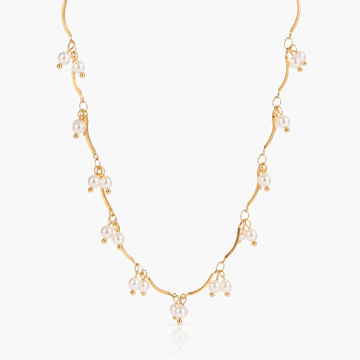 Dainty Sphere Drop Necklace