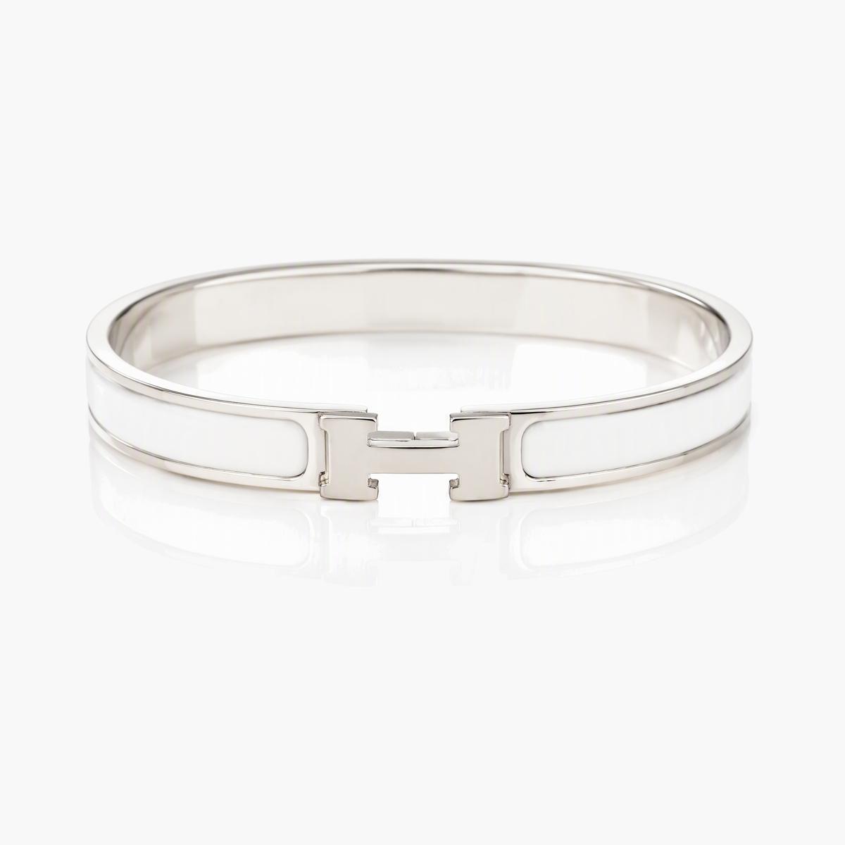 Minimalist H-Clasp Bangle