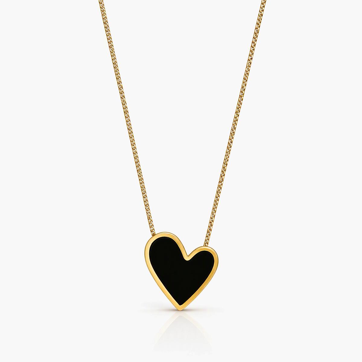 Minimalist Heart Pendant Necklace