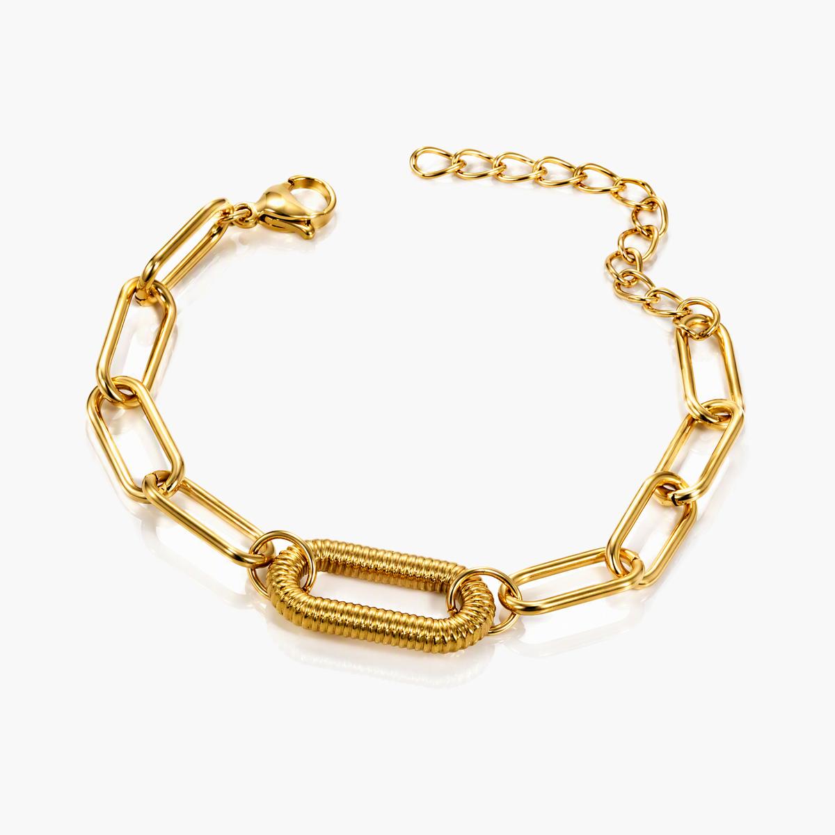 Chunky Coil Link Bracelet