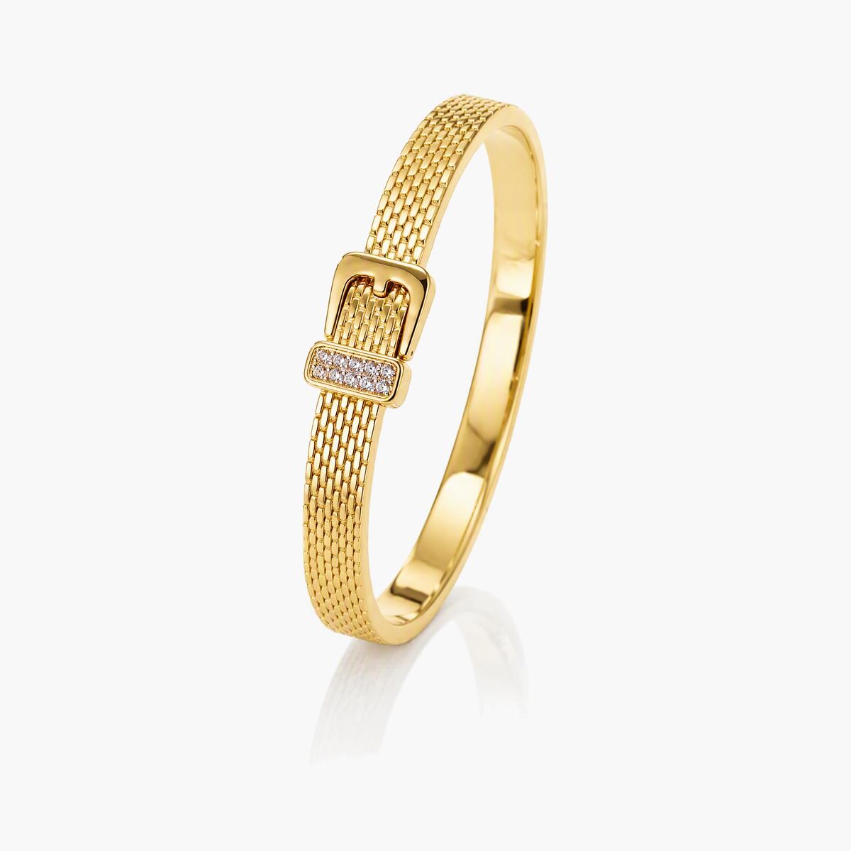 Elegant Mesh Buckle Bangle