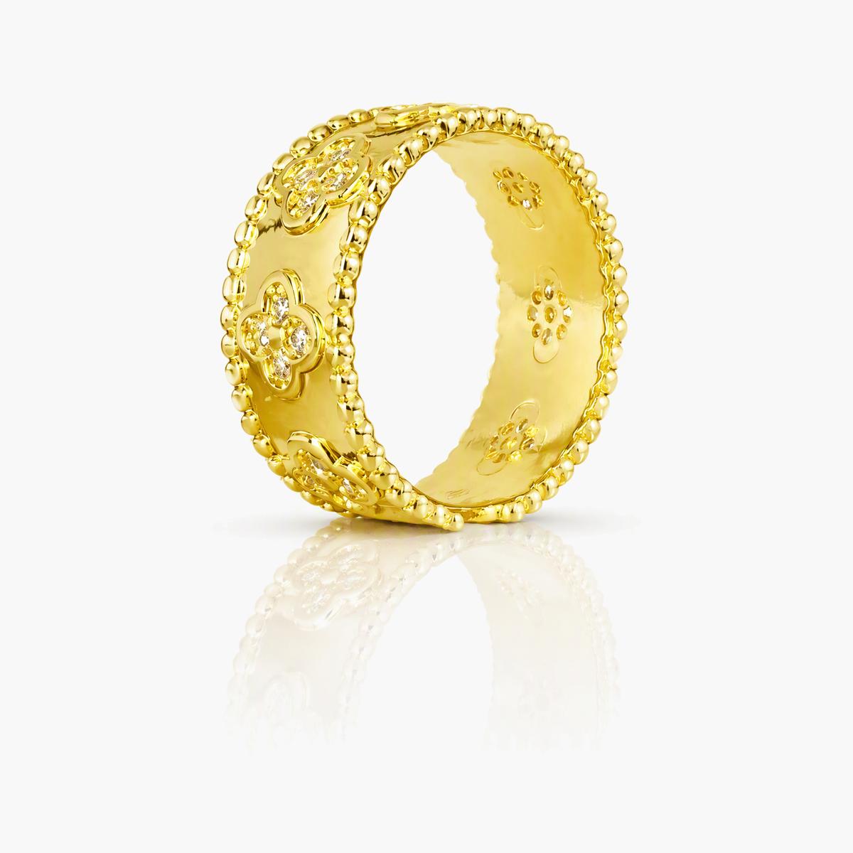 Trendy Interlocking Knot Ring