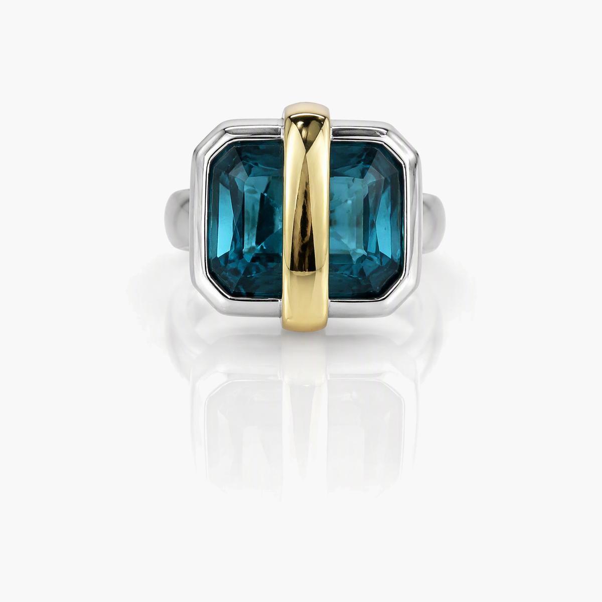 Chunky Rectangular Stone Ring
