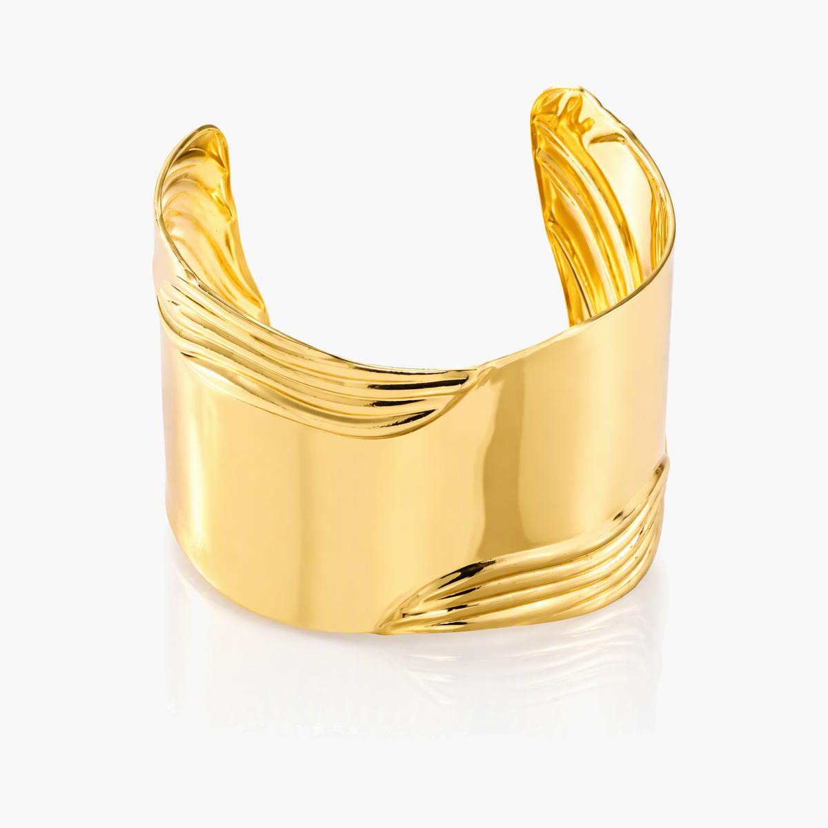Chunky Wavy Cuff Bracelet