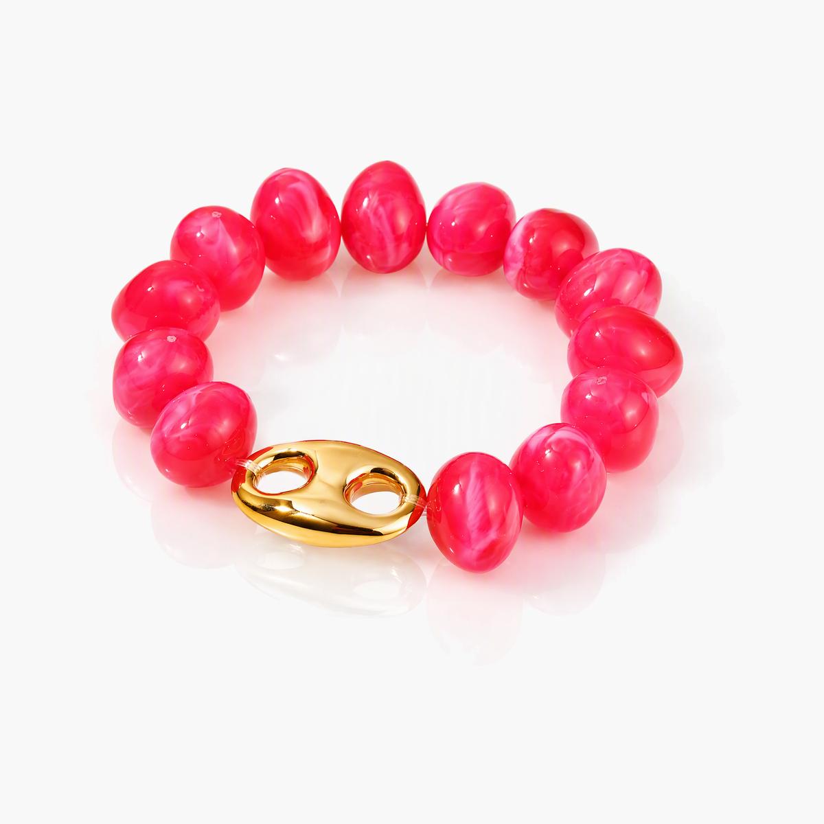 Chunky Oval Bead Bracelet