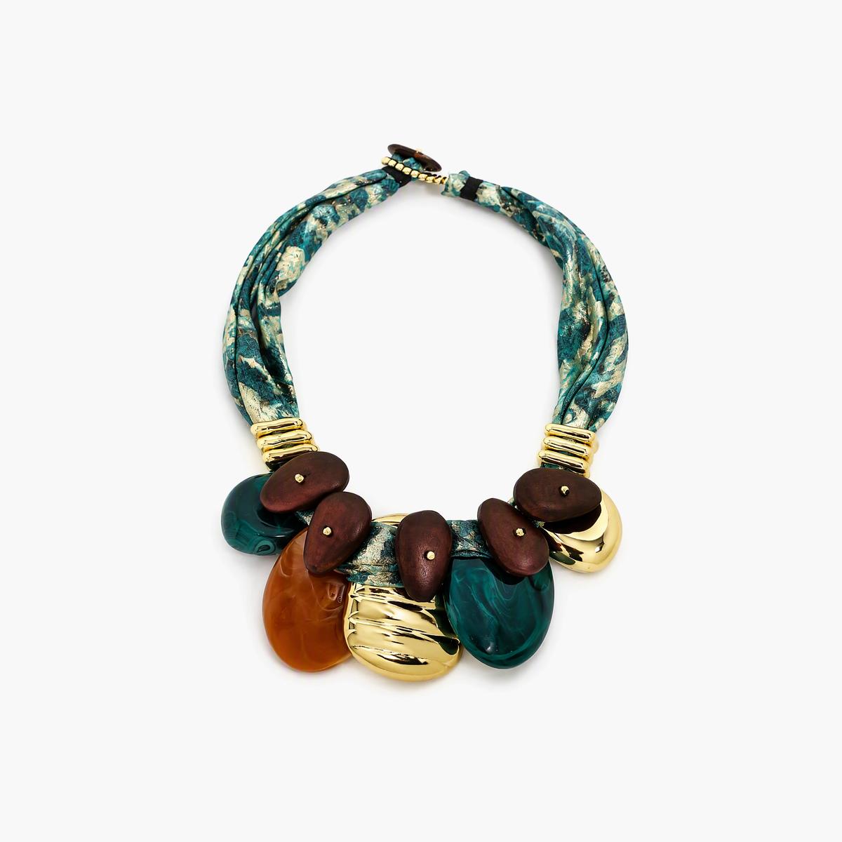Chunky Geometric Bib Necklace