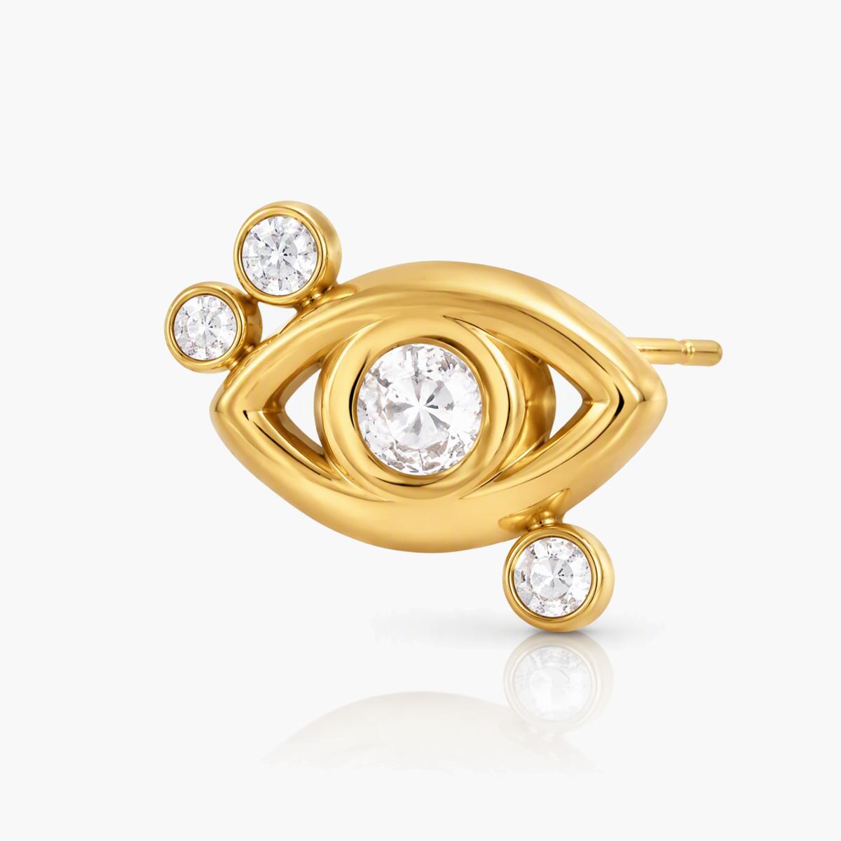 Trendy Mixed Motif Stud Earrings