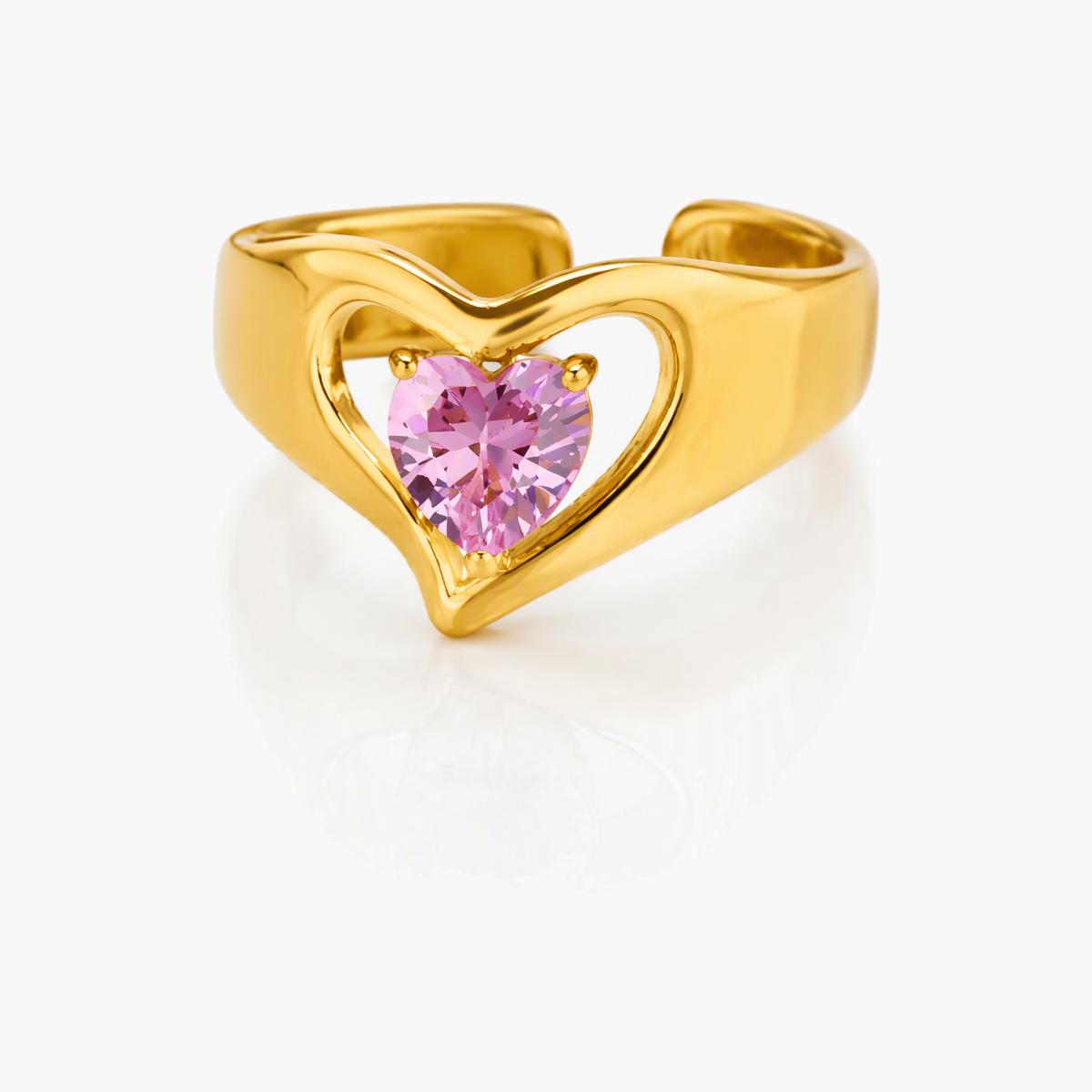 Trendy Mixed Motif Open Ring