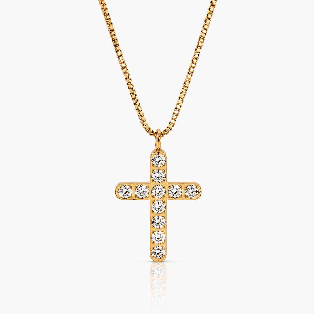 Elegant Cross Pendant Necklace