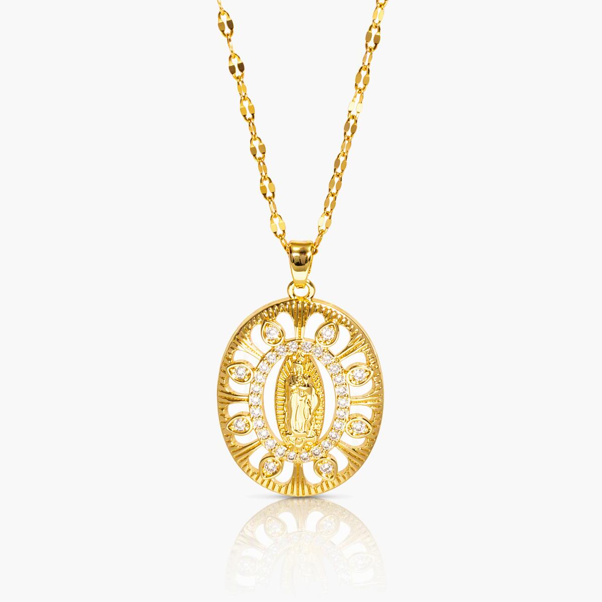 Virgin Mary Pendant Necklace