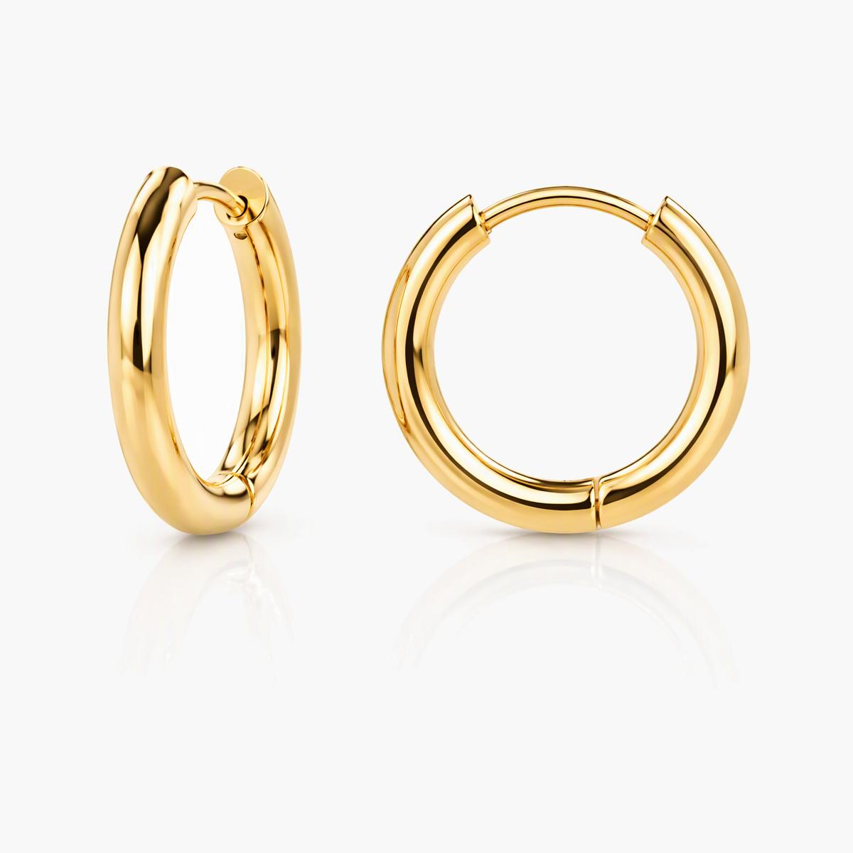 Minimalist Open Cuff Hoop Earrings