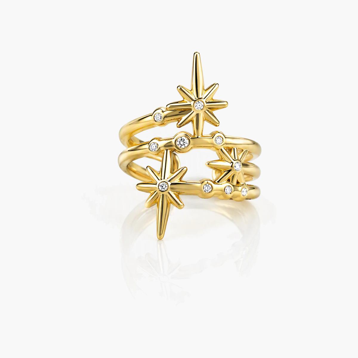 Trendy Starburst Ring